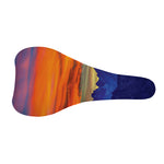 Sunset Mountain Print Bicycle Seat Cover