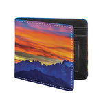 Sunset Mountain Print Bifold Wallet