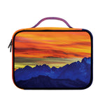 Sunset Mountain Print Briefcase Bible Bag