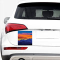 Sunset Mountain Print Car Sticker