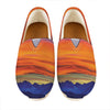 Sunset Mountain Print Casual Shoes