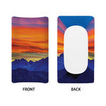Sunset Mountain Print Changing Pad Cover