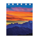 Sunset Mountain Print Curtain