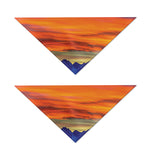 Sunset Mountain Print Dog Bandana