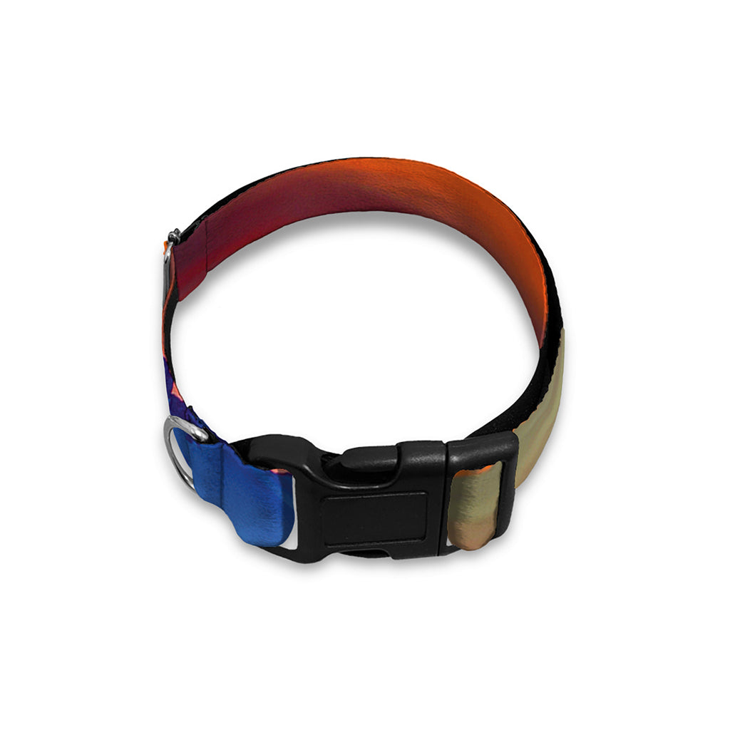 Sunset Mountain Print Dog Collar
