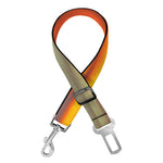 Sunset Mountain Print Dog Seat Belt