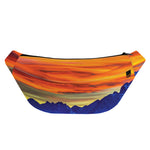 Sunset Mountain Print Fanny Pack