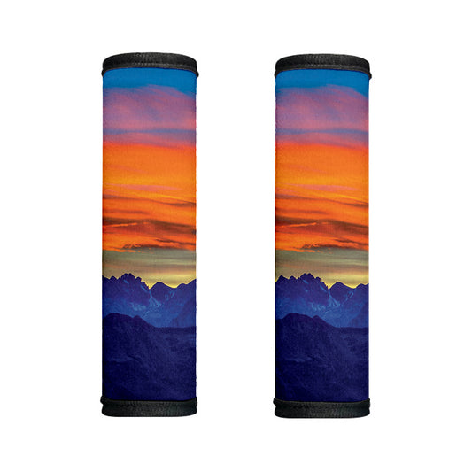 Sunset Mountain Print Handle Covers