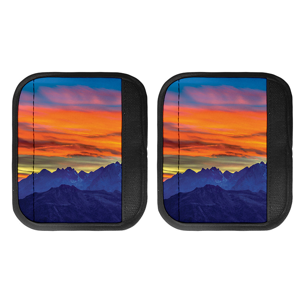 Sunset Mountain Print Handle Covers