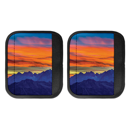 Sunset Mountain Print Handle Covers