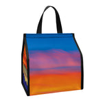 Sunset Mountain Print Insulated Lunch Tote