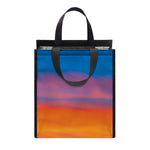 Sunset Mountain Print Insulated Lunch Tote