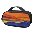 Sunset Mountain Print Insulin Cooler Travel Case