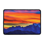 Sunset Mountain Print Kitchen Mat