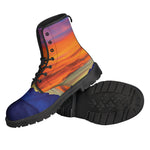 Sunset Mountain Print Backpack