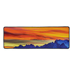Sunset Mountain Print Long Kitchen Mat