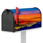 Sunset Mountain Print Mailbox Cover