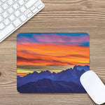 Sunset Mountain Print Mouse Pad