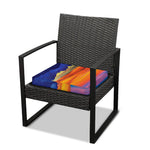 Sunset Mountain Print Outdoor Seat Cushion Cover