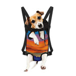 Sunset Mountain Print Pet Carrier Backpack