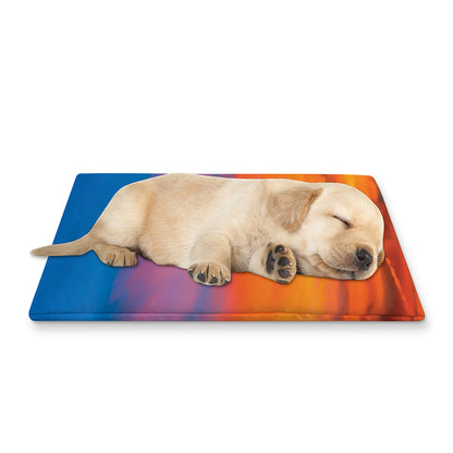 Sunset Mountain Print Pet Cooling Mat Cover