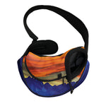 Sunset Mountain Print Pet Sling Carrier