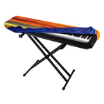 Sunset Mountain Print Piano Keyboard Cover