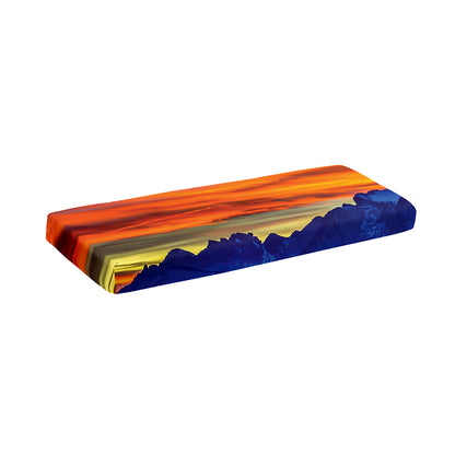 Sunset Mountain Print Piano Keyboard Cover