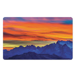 Sunset Mountain Print Polyester Doormat