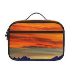 Sunset Mountain Print Portable Lunch Bag