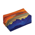 Sunset Mountain Print Rectangle Tissue Box Cover