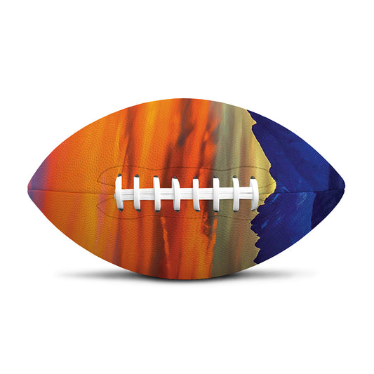 Sunset Mountain Print Rugby Ball