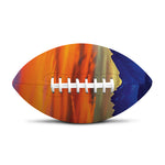 Sunset Mountain Print Rugby Ball