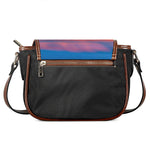 Sunset Mountain Print Saddle Bag