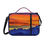 Sunset Mountain Print Shoulder Strap Bible Bag