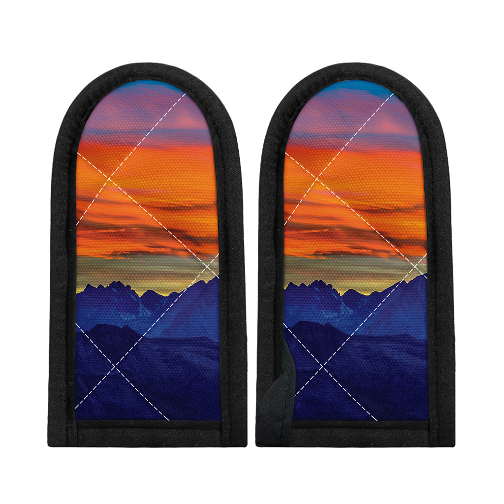 Sunset Mountain Print Skillet Handle Cover