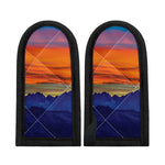 Sunset Mountain Print Skillet Handle Cover