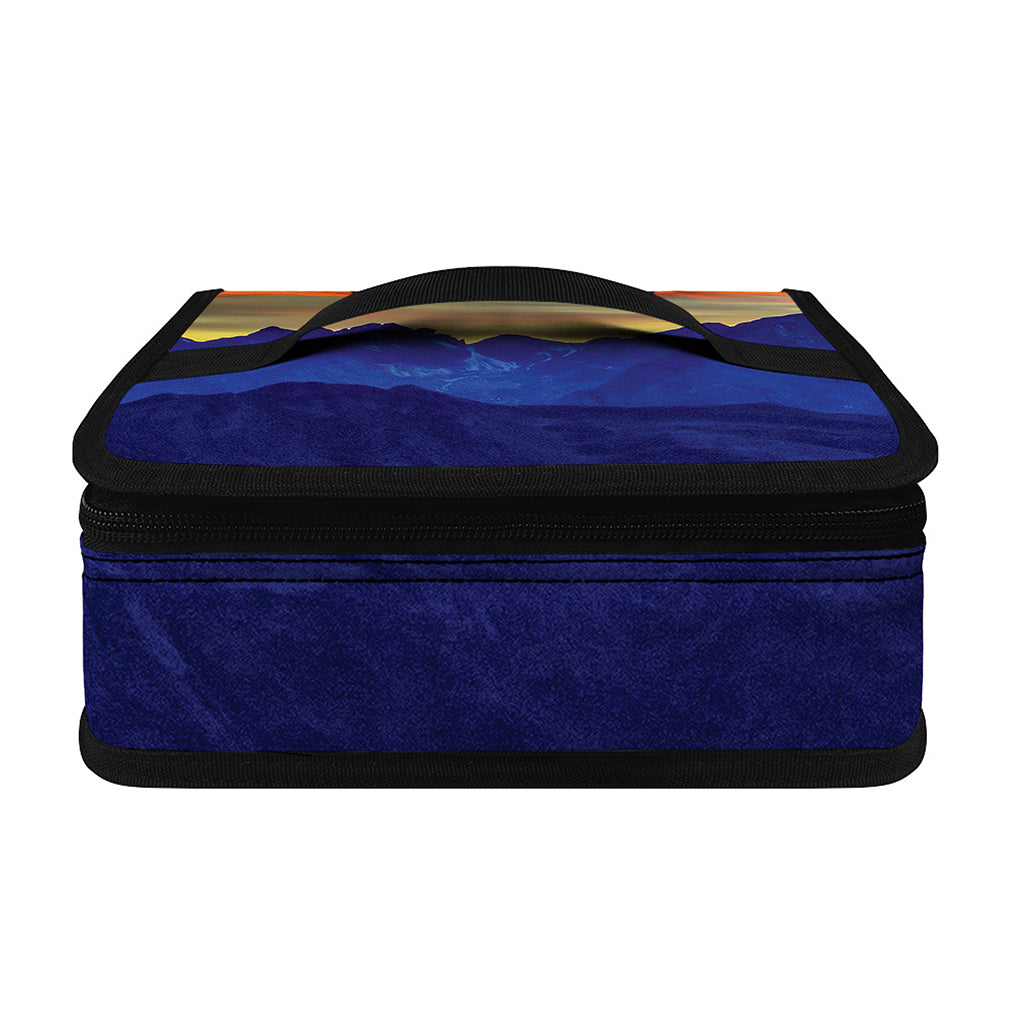 Sunset Mountain Print Small Lunch Bag