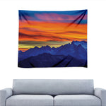Sunset Mountain Print Tapestry