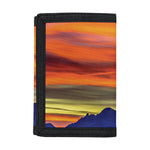 Sunset Mountain Print Trifold Wallet