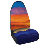 Sunset Mountain Print Waterproof Car Seat Cover