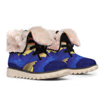 Sunset Mountain Print Winter Boots