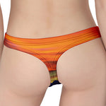 Sunset Mountain Print Women's Thong