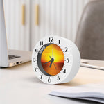 Sunset Over Sea Print Alarm Clock