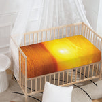 Sunset Over Sea Print Baby Crib Sheet