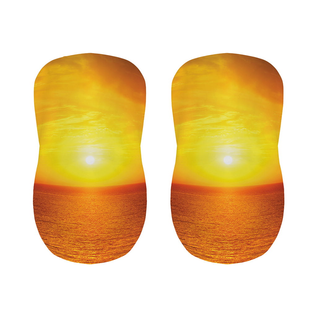 Sunset Over Sea Print Bar Stool Covers