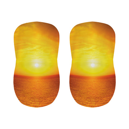Sunset Over Sea Print Bar Stool Covers