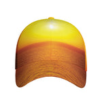 Sunset Over Sea Print Baseball Cap