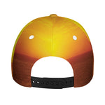 Sunset Over Sea Print Baseball Cap