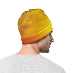 Sunset Over Sea Print Beanie
